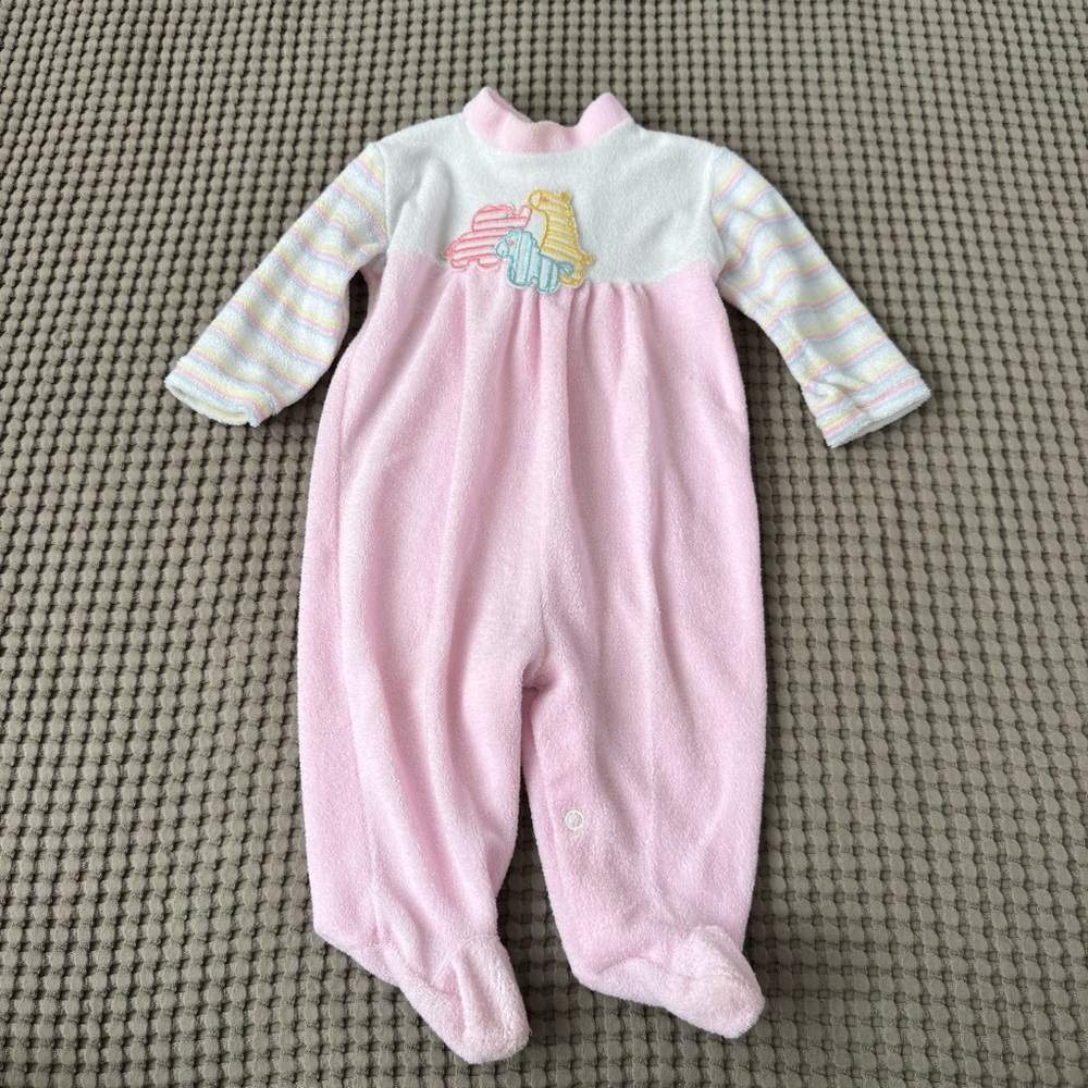 Vintage Toddletime pastel outfit 6m